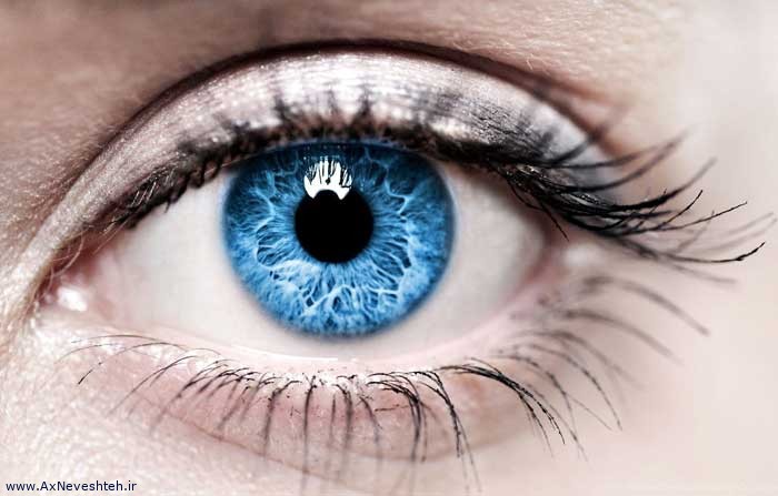 عکس نوشته زیبا چشم برای پروفایل - عکس چشم مخصوص پروفایل