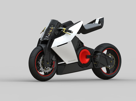 The Shavit is an ambitious transforming motorcycle that invokes two very different styles. | Motorbike design, Futuristic motorcycle, Motorcycle illustration