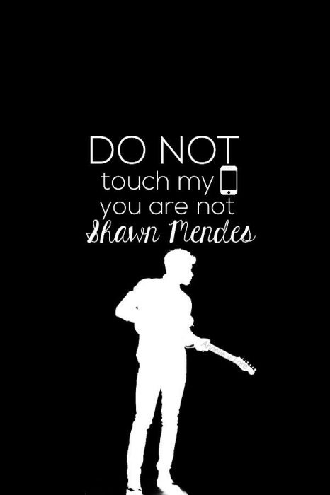 i)Phone Shawn Mendes wallpaper: Do / don't not touch my phone. Made by Annelie van Lare.