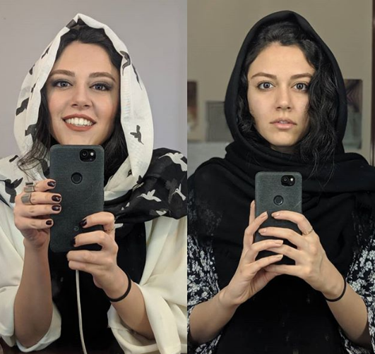 قبل و بعد از میکاپِ ماهور الوند+عکس