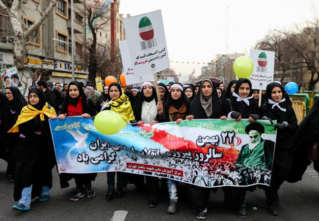 عکس های راهپیمایی 22 بهمن در سراسر ایران